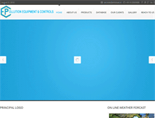 Tablet Screenshot of pecindia.com